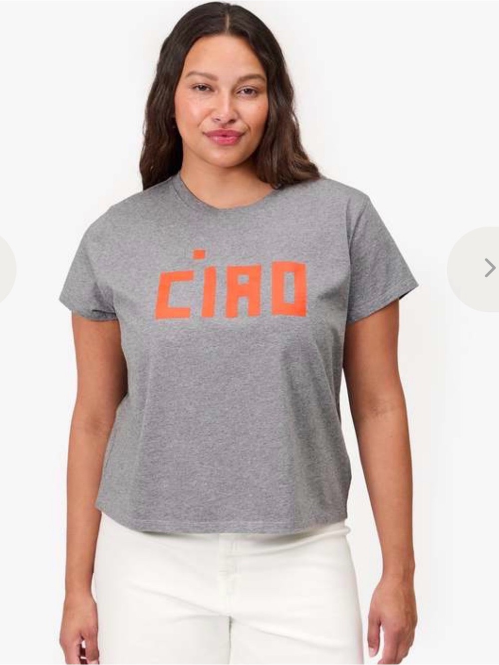 Clare V Gray Tee Ciao Tee